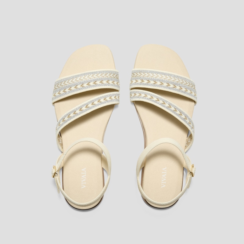 AdaptAll™ Flat Sandals (Demi), ASHY THREAD, EU36 | VIVAIA