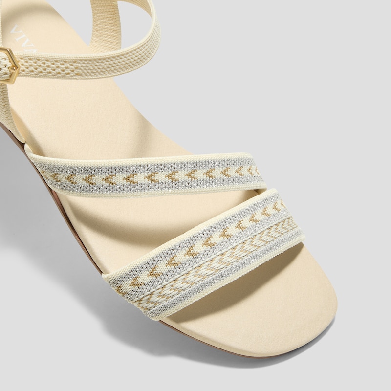 AdaptAll™ Flat Sandals (Demi), ASHY THREAD, EU36 | VIVAIA