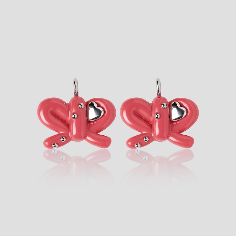 Heart Huggers Charm Set (Kerri), SUNSET CORAL, one-size | VIVAIA