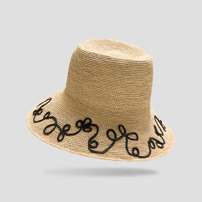 Raffia-Style Woven Hat (Winni)