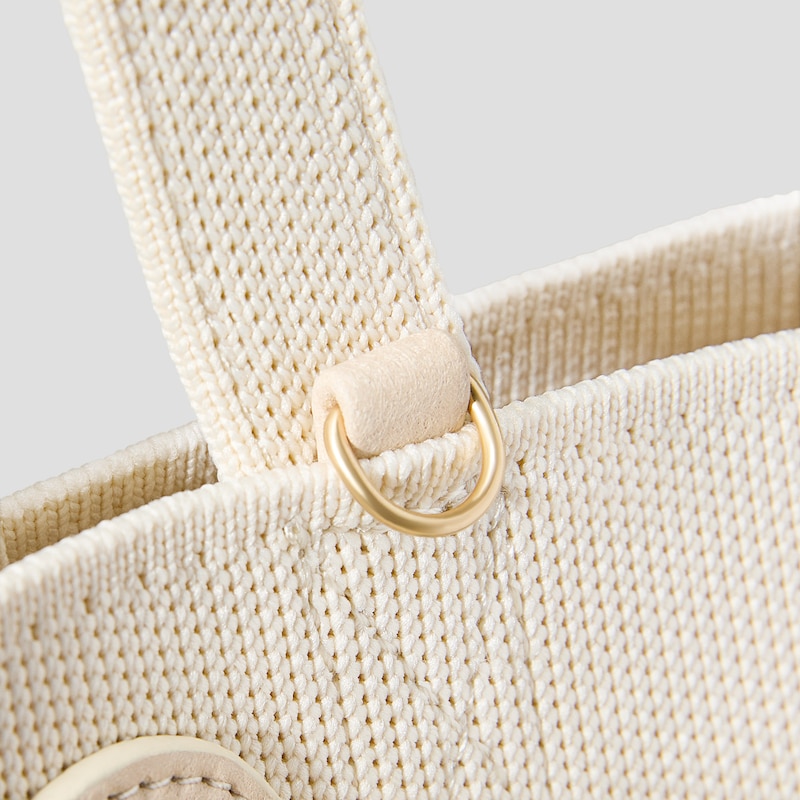 Convertible Trapeze Tote (Attina), PALE APRICOT & NAVY, one-size | VIVAIA