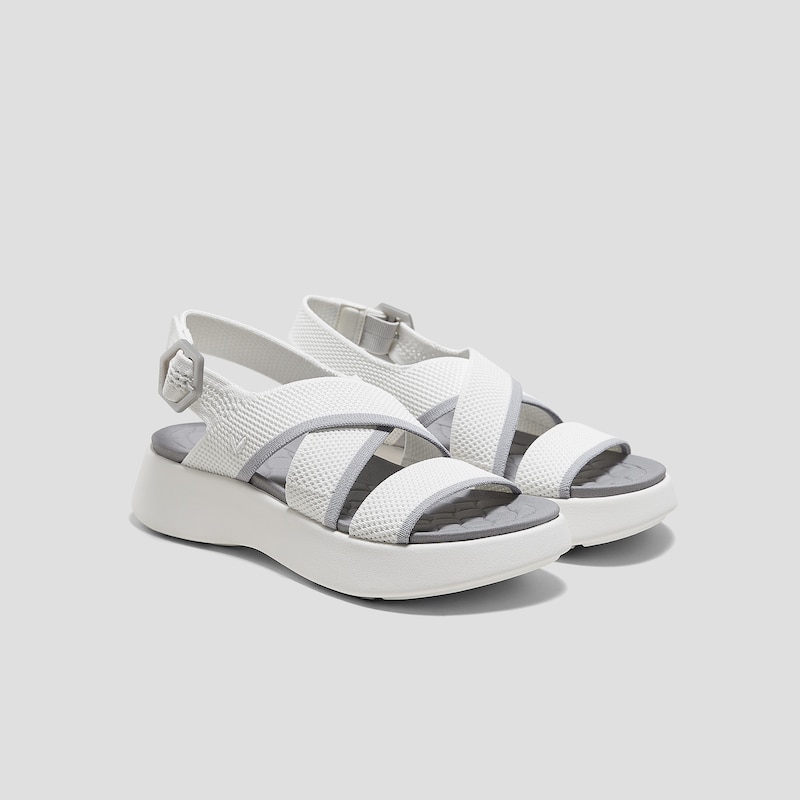 AdaptAll™ Walker Sandals (Kathy), WHITE WOOD ASH, EU39 | VIVAIA