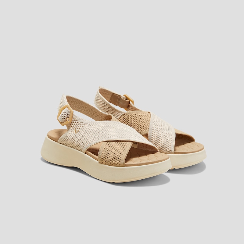 AdaptAll™ Walker Sandals (Kara), Ivory Nude, EU41 | VIVAIA