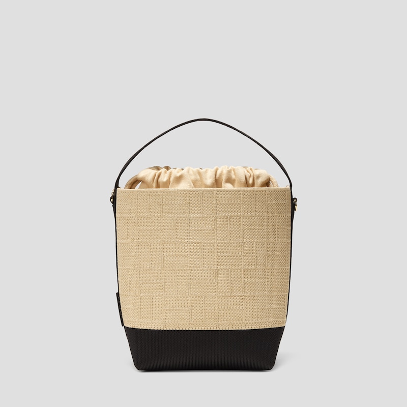 The Bucket Tote (Farreh), Nude Peach - BLACK, one-size | VIVAIA
