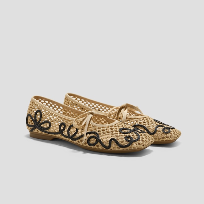 Margot™ Square-Toe Mesh Flats (Makayla)