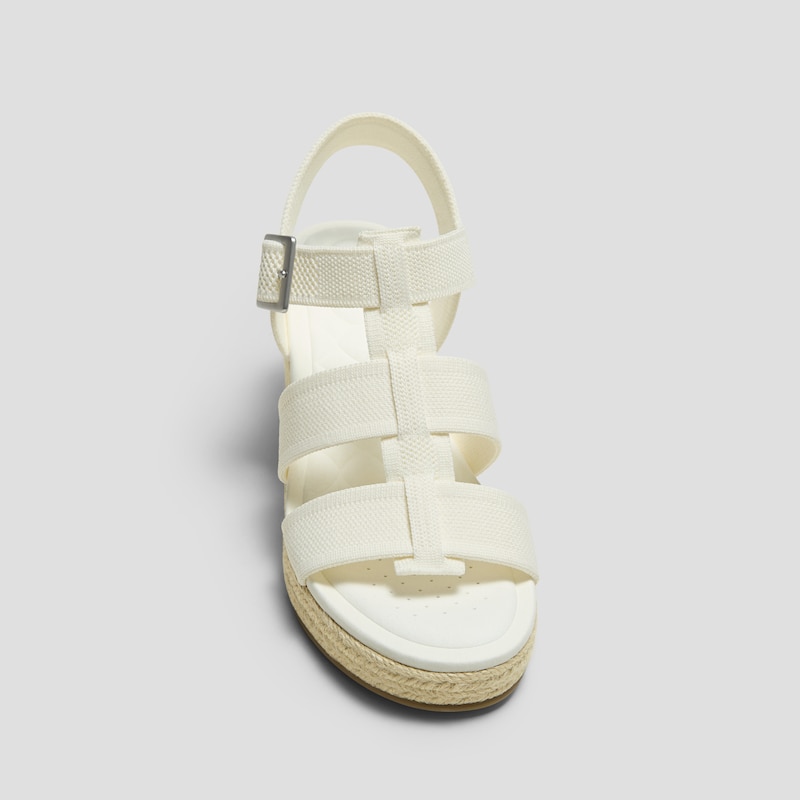 Round-Toe Slingback Wedge Sandals (Skyler), SPOT NATURAL, EU35 | VIVAIA