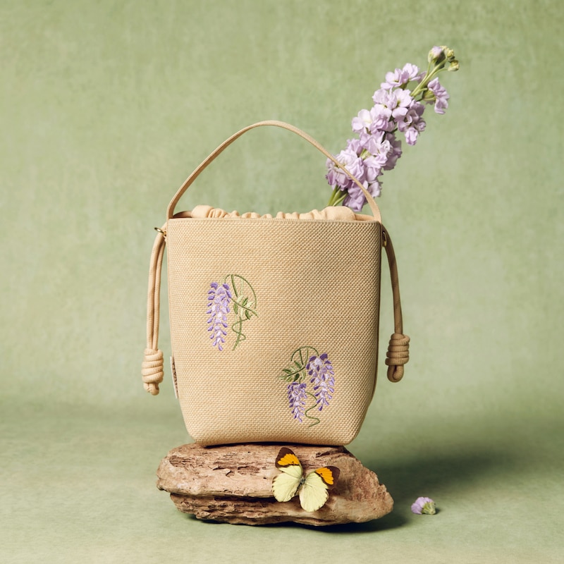 The Bucket Tote (Farreh), NUDE PEACH-WISTERIA, one-size | VIVAIA