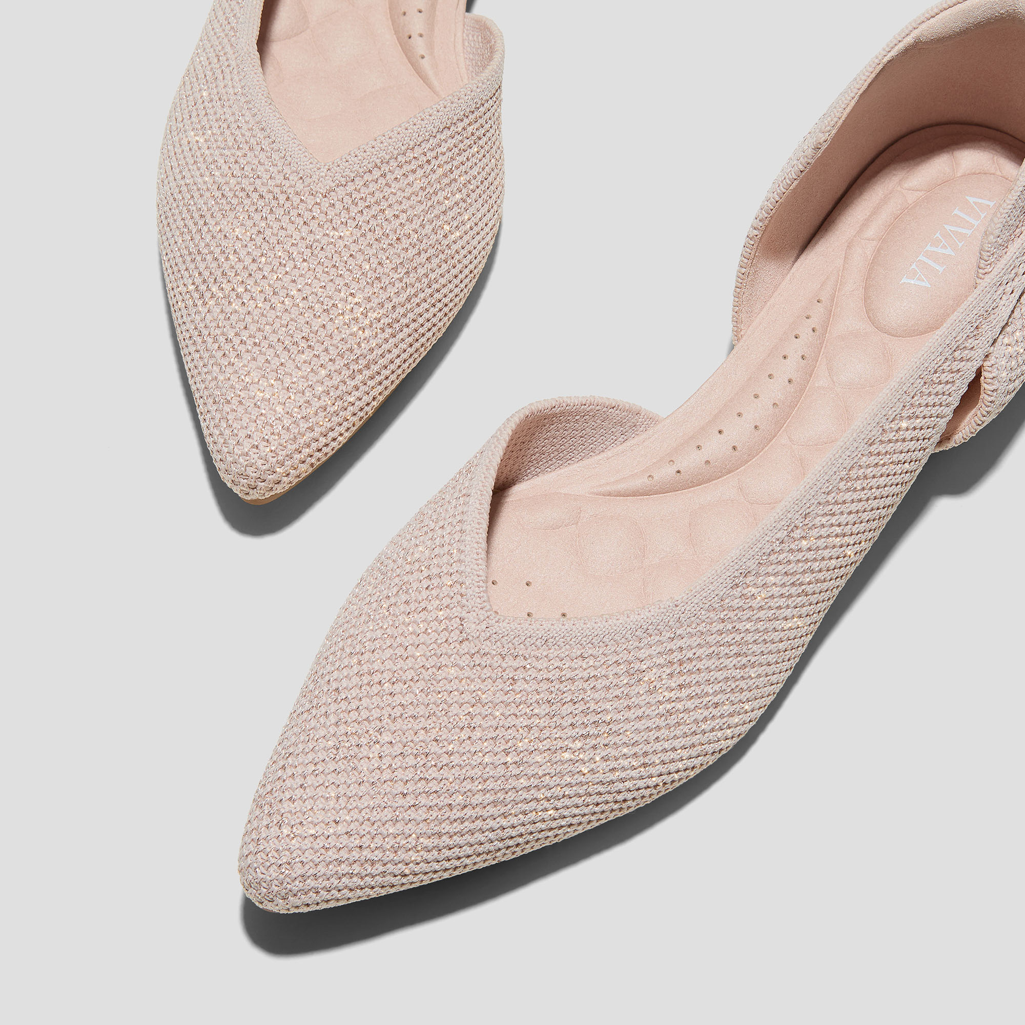 D'Orsay-Ballerinas mit spitzer Spitze (Malory), ROSE GOLD