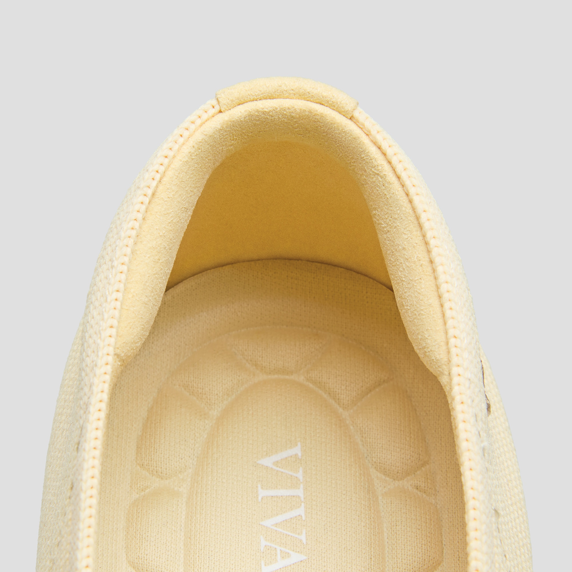 Square-Toe Margot V-Cut Flats (Margot 3.0), Butter Yellow, EU35