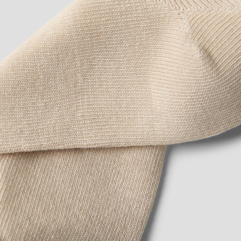 3-Pair No-Show Socks (Kira), ALMOND + WHITHE + LIGHT GREY, one-size | VIVAIA