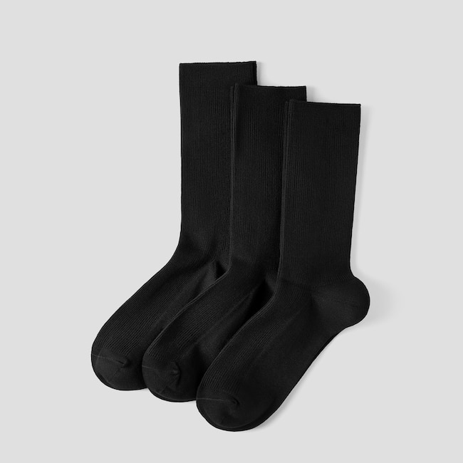 3-Pair Slouch Crew Socks (Keena)
