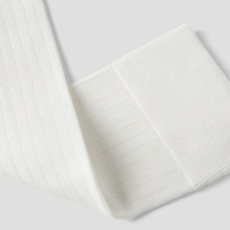 2-Pair Over-the-Calf Ribbed Socks (Luis), WHITE + BLACK, one-size | VIVAIA
