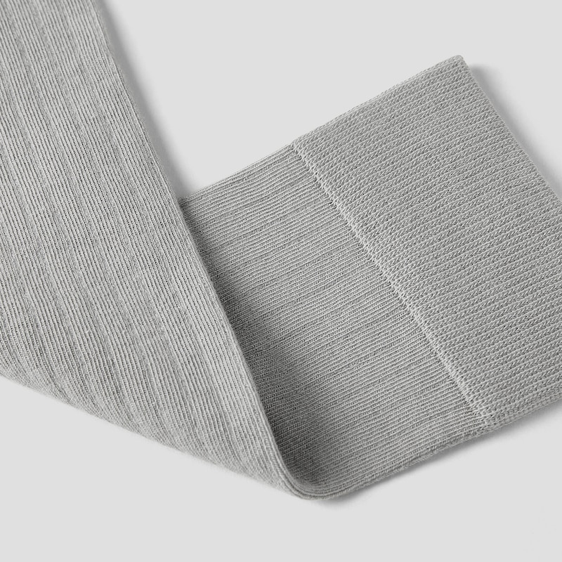 2-Pair Over-the-Calf Ribbed Socks (Luis), LIGHT GREY + TAWNY, one-size | VIVAIA