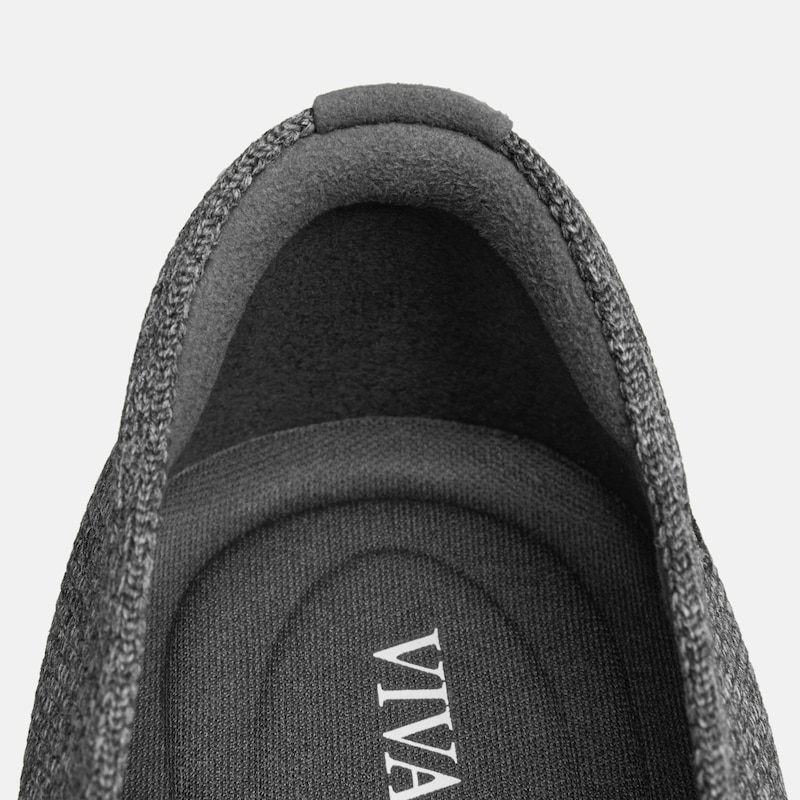 Round-Toe Embroidered Loafers (Audrey), RICH GREY - SILVER BRITISH CAT, EU37 | VIVAIA