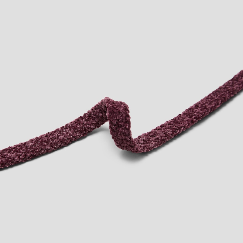 Plush Shoelace (Aela), BORDEAUX, one-size | VIVAIA