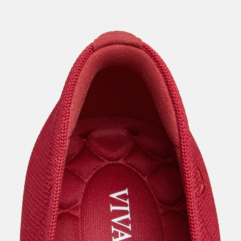 Pointed-Toe Mid Heels (Anna), RUBY RED, EU35 | VIVAIA