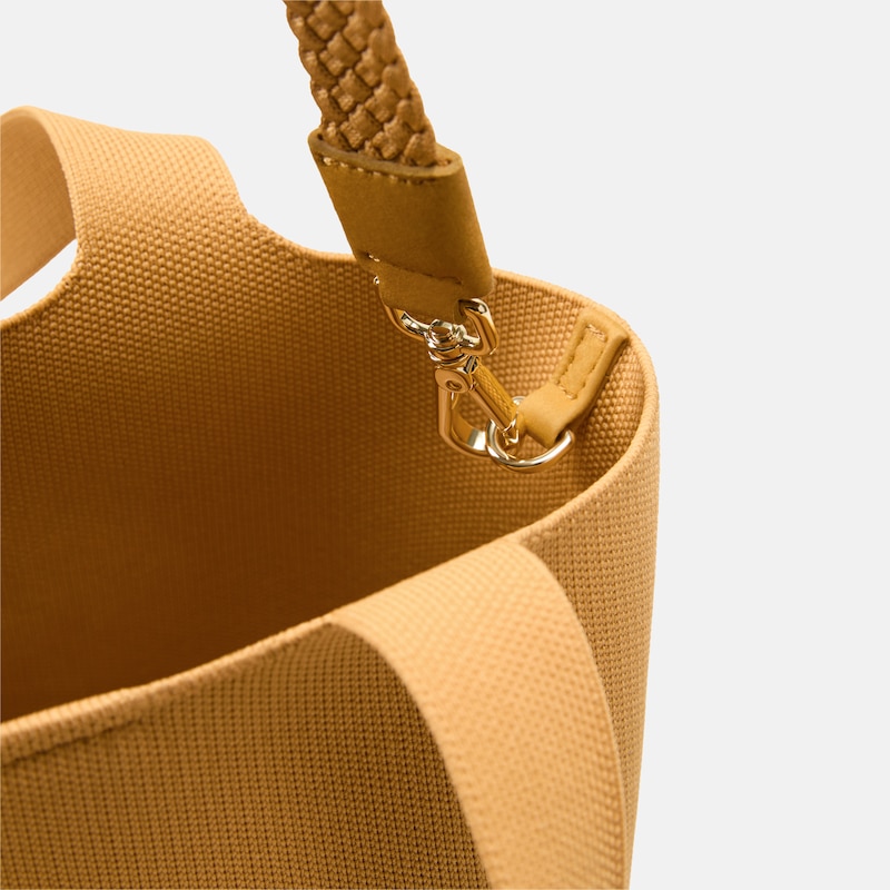 The Mini Tote (Anita), Ginger Yellow - French Bulldogs, one-size | VIVAIA