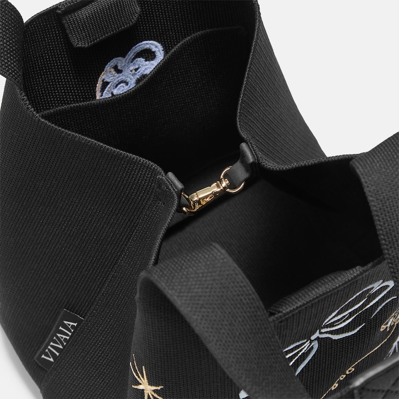 The Mini Tote (Anita), Black - Vintage Element, one-size | VIVAIA