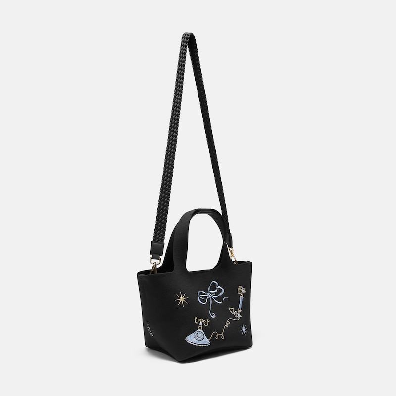 The Mini Tote (Anita), Black - Vintage Element, one-size | VIVAIA