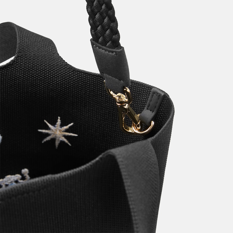 The Mini Tote (Anita), Black - Vintage Element, one-size | VIVAIA