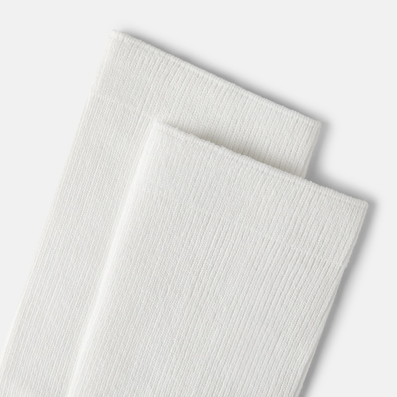 3-Pair Slouch Crew Socks (Keena), White, one-size | VIVAIA