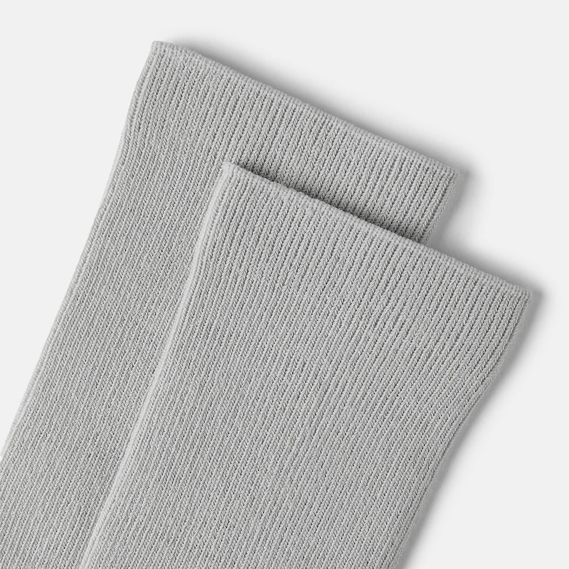 3-Pair Slouch Crew Socks (Keena), CARMINE + TAWNY + LIGHT GREY, one-size | VIVAIA