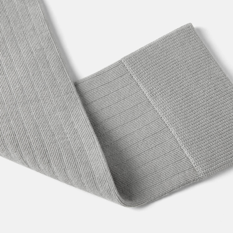 2-Pair Over-the-Calf Ribbed Socks (Luis), LIGHT GREY + TAWNY, one-size | VIVAIA