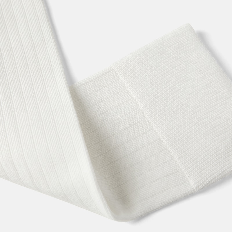 2-Pair Over-the-Calf Ribbed Socks (Luis), WHITE + BLACK, one-size | VIVAIA