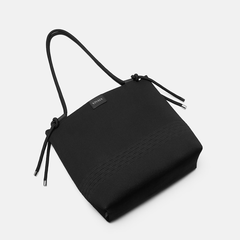 Foldable Everyday Tote Bag (Belyra), Black, one-size | VIVAIA