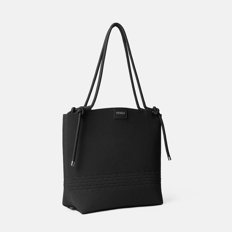 Foldable Everyday Tote Bag (Belyra), Black, one-size | VIVAIA