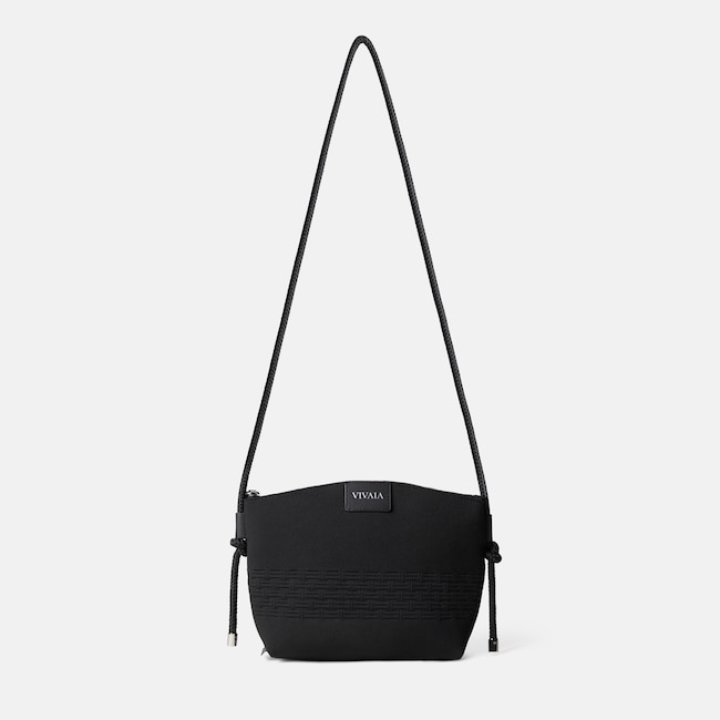 Adjustable Travel Crossbody Bag (Caelion) - Black