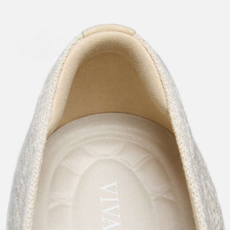 Square-Toe Margot Mary Jane (Myriel), CREAM IVORY & BLACK, EU38 | VIVAIA