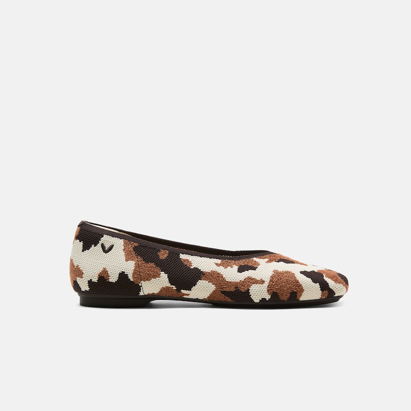 Square-Toe Margot V-Cut Flats (Margot 3.0), WILDWEAVE, EU38 | VIVAIA