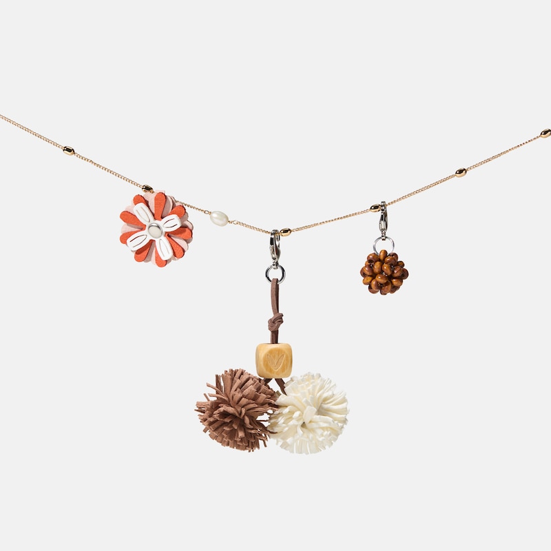 Woodland Bloom Charm Set (Chiara), APRICOT, one-size | VIVAIA