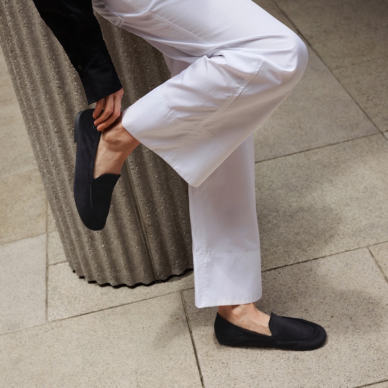 Round-Toe Kep Loafers (Kepler), Black, EU35 | VIVAIA
