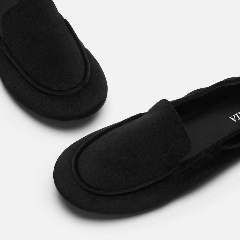 Round-Toe Kep Loafers (Kepler), Black, EU35 | VIVAIA