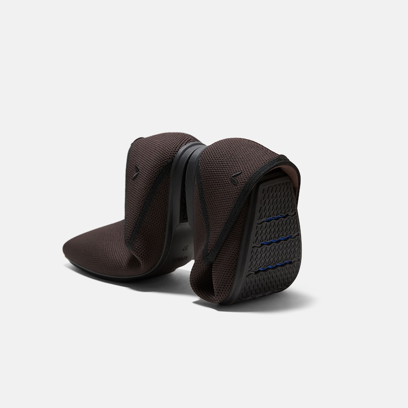 Square-Toe Flats (Maro), Dark Chocolate & Black, EU36.5 | VIVAIA