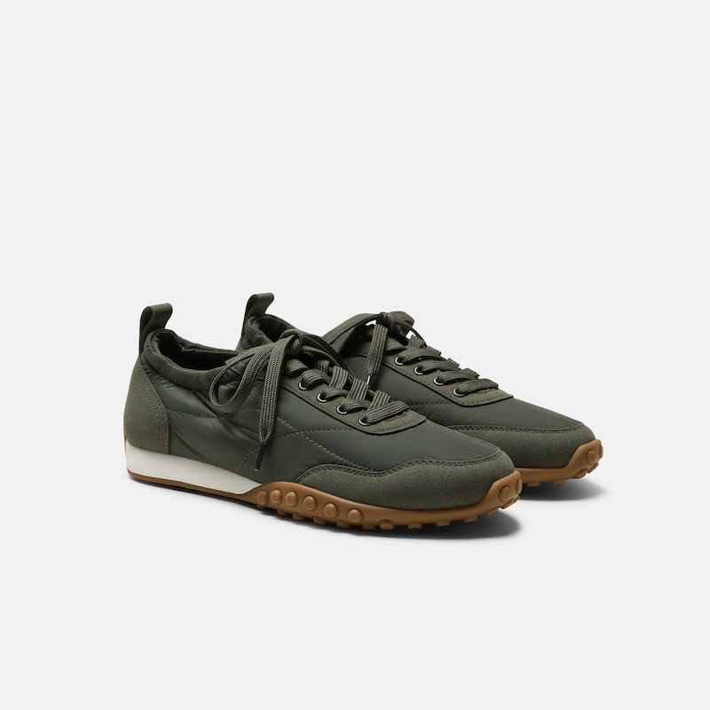 Round-Toe Casual Sneakers (Lexi), SEAWEED, EU35 | VIVAIA