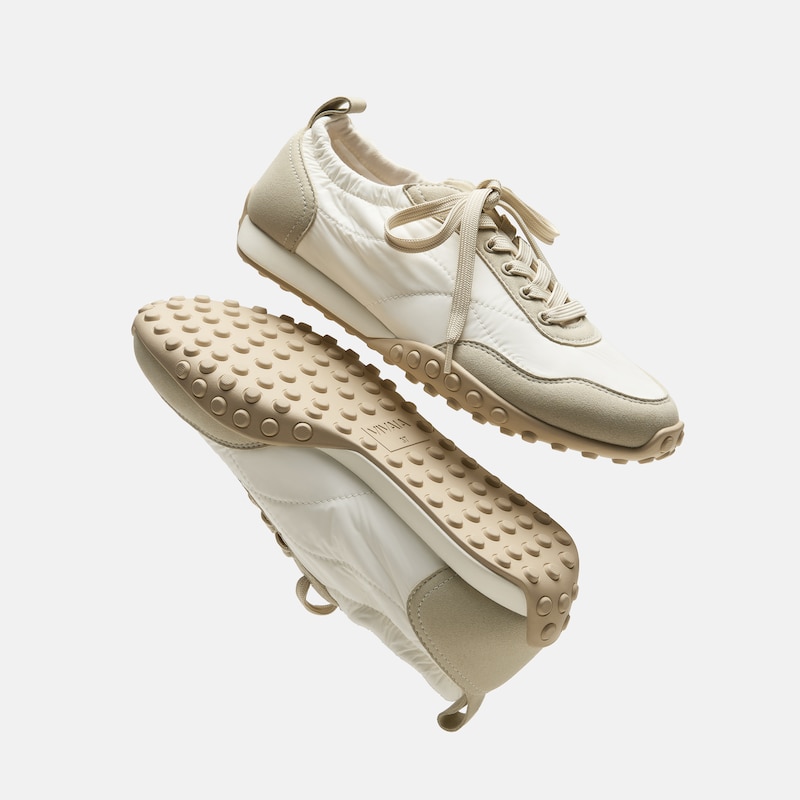 Round-Toe Casual Sneakers (Lexi), SEASHELL & CASTLE WALL, EU42.5 | VIVAIA