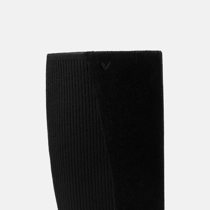 Square-Toe Knee-High Boots (Aida), Black, EU38 | VIVAIA