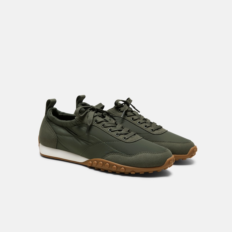 Round-Toe Casual Sneakers (Lexi), SEAWEED, EU39 | VIVAIA