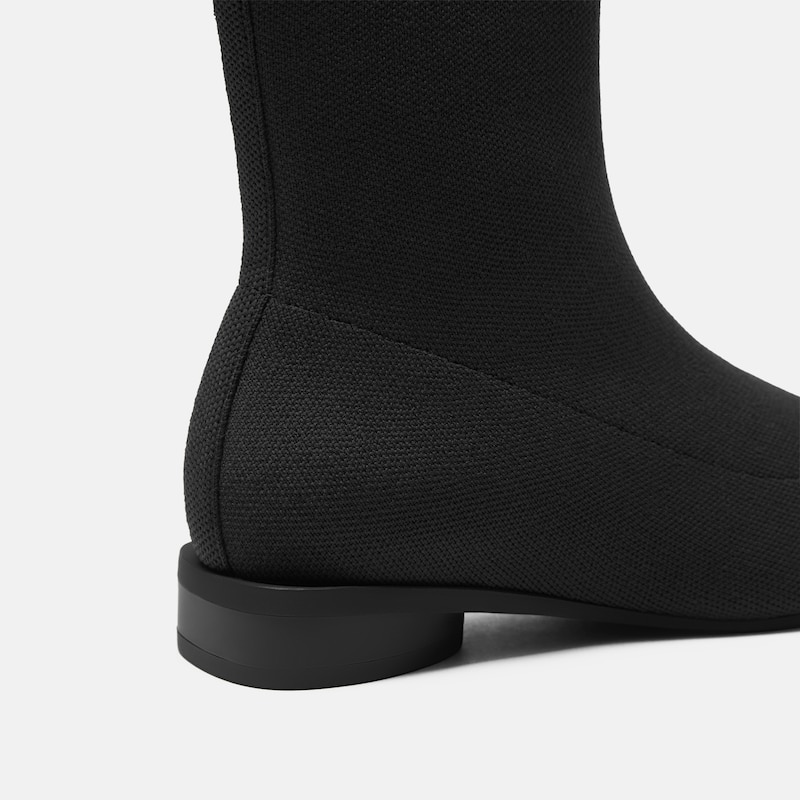 Square-Toe Ankle Boots (Marsa), Black, EU37 | VIVAIA