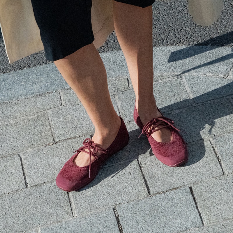 Square-Toe Hybrid Mary Janes (Cecily), Burnt Russet, EU37 | VIVAIA