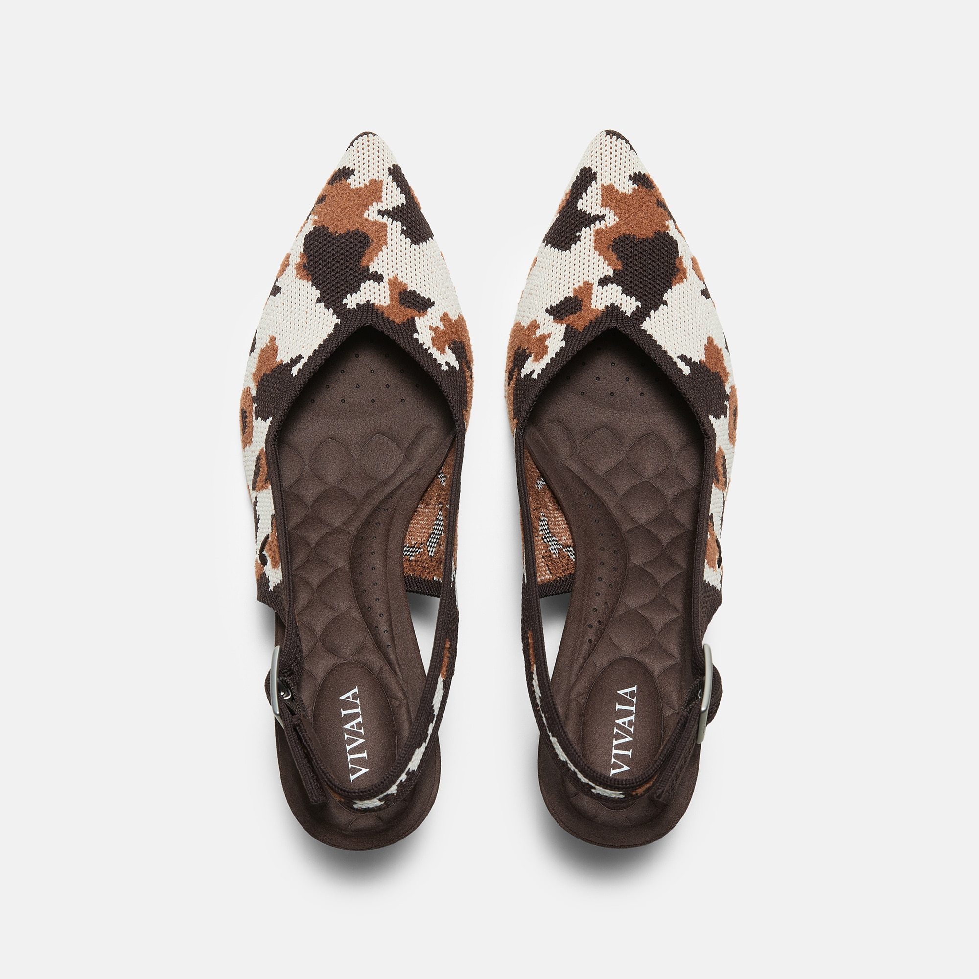 Pointed-Toe Slingback Heels (Addison), Wildweave, EU35 | VIVAIA