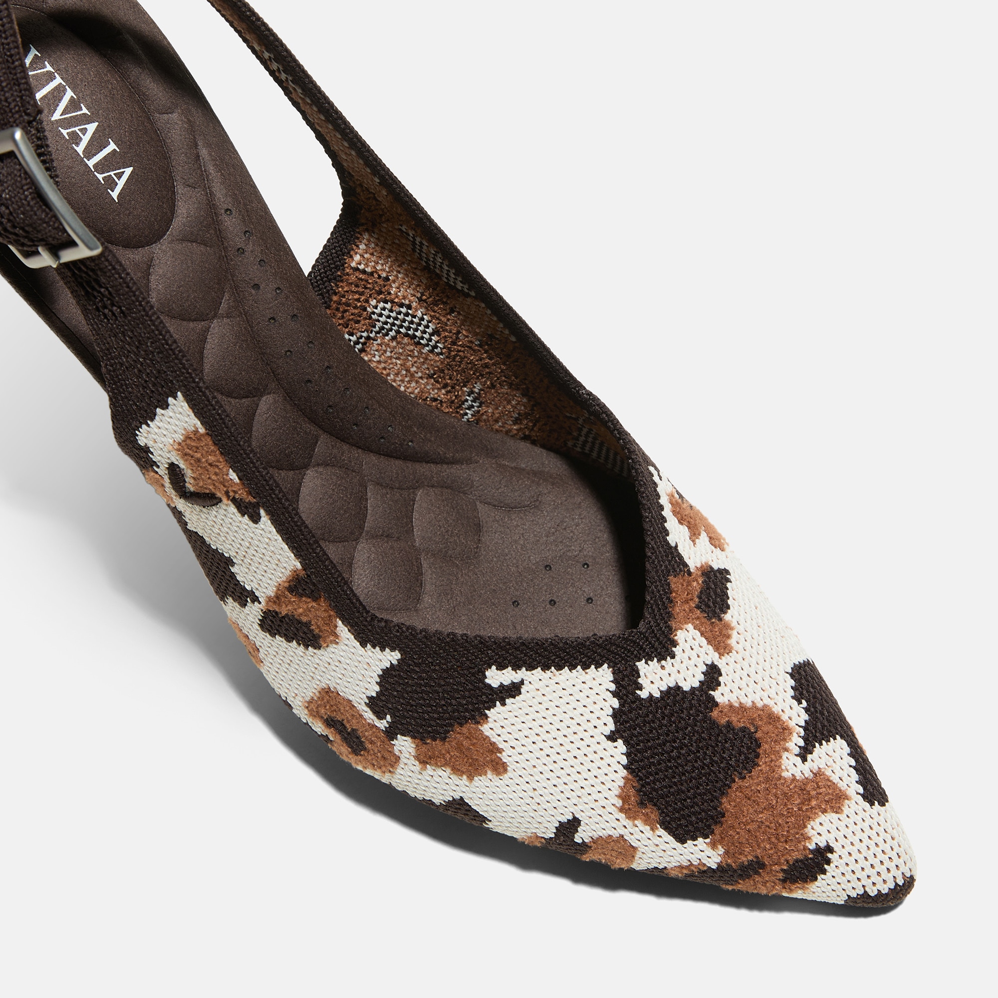 Pointed-Toe Slingback Heels (Addison), Wildweave, EU35 | VIVAIA