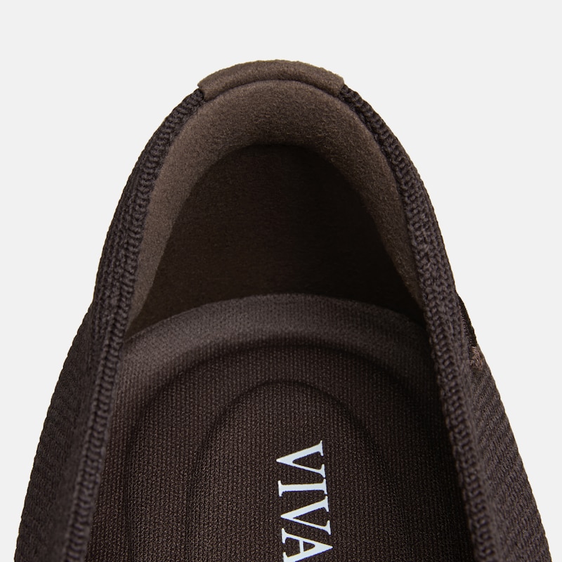 Round-Toe Embroidered Loafers (Audrey), Dark Chocolate - Owl, EU39 | VIVAIA