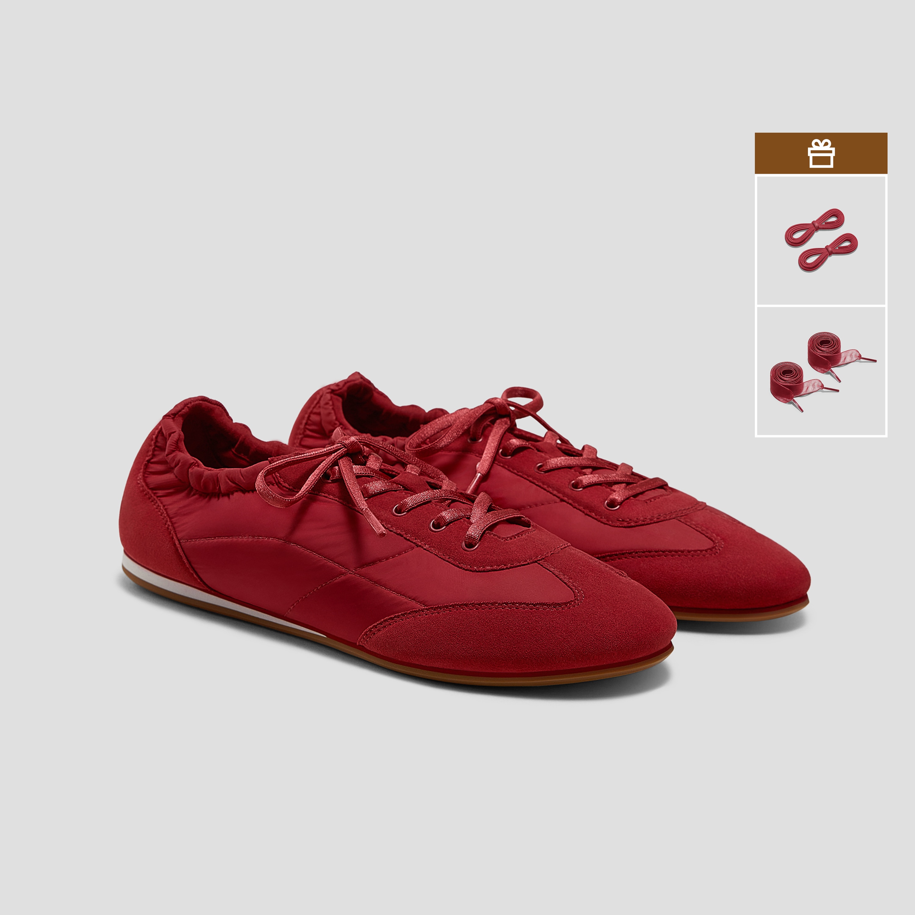 Jogger Re-Nylon Sneakerina (Yancy) - Brick Red