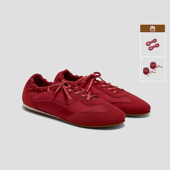 Jogger Re-Nylon Sneakerina (Yancy) - Brick Red