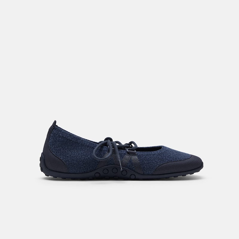 Square-Toe Hybrid Mary Janes (Cecily), Navy, EU39 | VIVAIA
