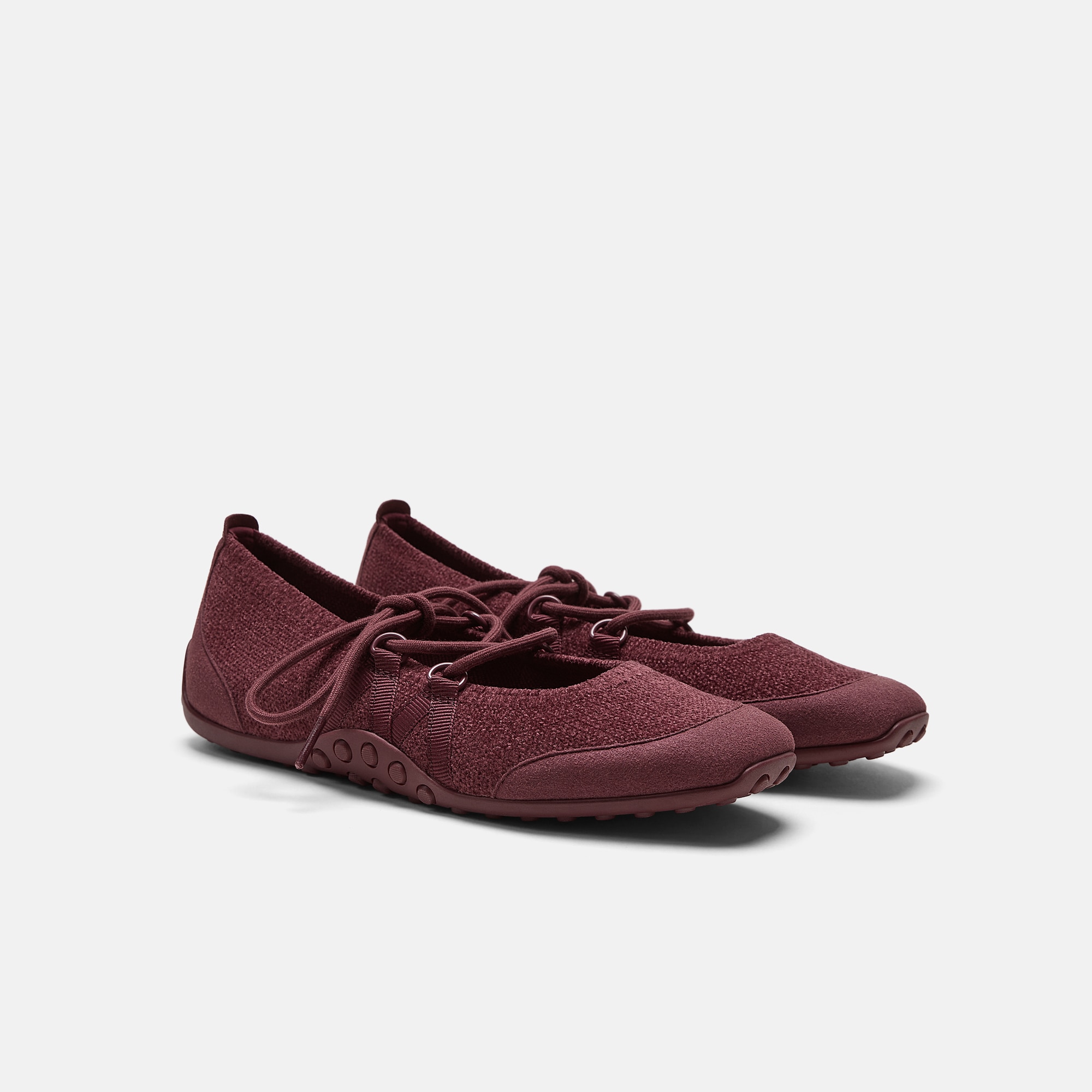 Square-Toe Hybrid Mary Janes (Cecily) - Burnt Russet